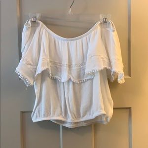 Off Shoulder Crop Top